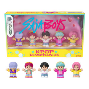 JRM88 Little People KPop Demon Hunters Saja Boys Figure Set 2.5″