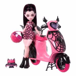 MH Monster High Draculaura Vamptastic Scooter Doll & Vehicle Set. New.  Never Opened