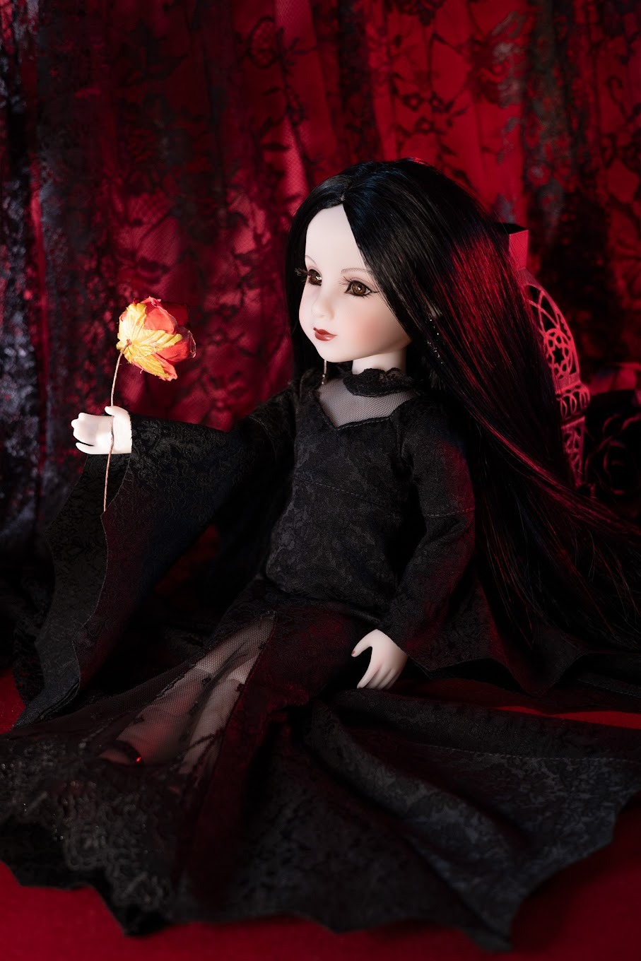Ruby Red Fashion Friends Halloween Gothic Ravenna LE350 - Image 4