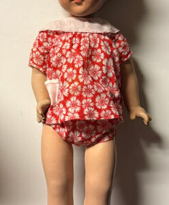 Vintage 16″ Composition Girl Doll AS IS/NO RETURNS