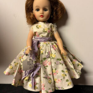 Vintage 1950’s Miss Nancy Ann 10″ (Lavender Floral Dress)